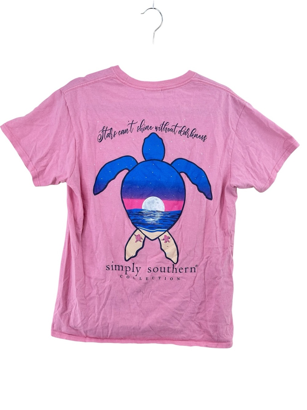 Simply Southern graphic tee women’s medium sea turtle stars can’t shine